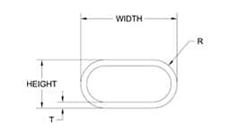 Oblong Tubes Diagram | Mann Made, Inc.