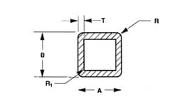 Rectangular Tubes Diagram | Mann Made, Inc.