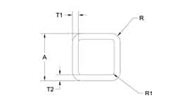 Square Tubing Diagram | Mann Made, Inc.